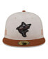 ფოტო #2 პროდუქტის Men's Stone, Brown Miami Marlins 2024 Clubhouse 59FIFTY Fitted Hat
