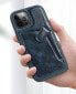 Nillkin Nillkin Aoge Leather Case elastyczne pancerne etui z prawdziwej skóry z kieszonką iPhone 12 mini brązowy - фото #6