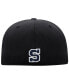 Фото #5 товара Men's Black, Navy Penn State Nittany Lions Team Color Two-Tone Fitted Hat