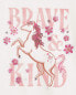 Kid Brave & Kind Horse Graphic Tee 5