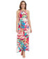 Petite Morris Printed Halter Maxi Dress