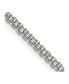 Stainless Steel Polished 3.1mm 20 inch Bismarck Chain Necklace