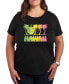 ფოტო #1 პროდუქტის Trendy Plus Size Destination Hawaii Graphic T-shirt