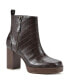 ფოტო #1 პროდუქტის Women's Manito Zipper Heeled Booties