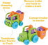 Figurka Tomy Tommies - Traktor wywrotka 2w1 + kurczak w skorupce (E73219)