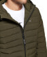 Фото #3 товара Men's Hooded & Quilted Packable Jacket