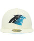 Фото #2 товара Men's Cream Carolina Panthers Chrome Color Dim 59FIFTY Fitted Hat