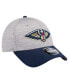 Фото #2 товара Men's Heather Gray/Navy New Orleans Pelicans Active Digi-Tech Two-Tone 9Forty Adjustable Hat