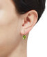 Peridot (3-3/4 ct. t.w.) & Diamond (1/20 ct. t.w.) Drop Earrings in 14k Gold