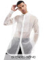 Фото #2 товара ASOS DESIGN 90s oversized organza shirt in white