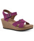 Фото #1 товара Women's Prezo Footbed Wedge Sandals