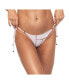 Фото #1 товара Women's Contrast Detail Reversible Tie Side Bikini Bottom