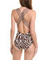 Фото #2 товара La Blanca Fierce Multi Strap One-Piece Women's 4