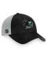 Фото #1 товара Men's Black, Gray San Jose Sharks 2022 Global Series Snapback Hat