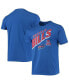 Фото #2 товара Men's Royal Buffalo Bills Slant T-shirt