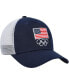 ფოტო #4 პროდუქტის Big Boys and Girls Navy Team USA Trucker Snapback Hat