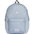 ADIDAS Classic Badge Of Sport 3 Stripes backpack Wonder Blue / White - фото #2