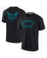 Фото #1 товара Men's and Women's Black Charlotte Hornets Super Soft T-shirt