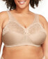 ფოტო #2 პროდუქტის Women's Full Figure Plus Size MagicLift Original Wirefree Support Bra 1000