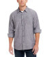 ფოტო #1 პროდუქტის Men's Solid Long Sleeve Button-Front Oxford Shirt