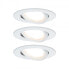 Фото #1 товара PAULMANN 934.85 - Recessed lighting spot - 3 bulb(s) - LED - 2700 K - 630 lm - White