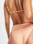 Фото #3 товара Rip Curl Premium Surf high waist bikni bottom in coral stripe