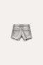 Trf ripped mid-rise denim shorts