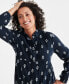 Women's Printed Tiered Tunic Shirt, Created for Macy's