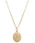 Фото #1 товара Wrapped diamond Virgo Constellation 18" Pendant Necklace (1/20 ct. tw) in 10k Yellow Gold, Created for Macy's