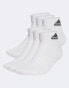 Фото #2 товара adidas Thin and Light Sportswear 6 pack Ankle Socks in white