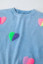 Neon hearts t-shirt