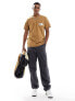 The North Face Berkeley California pocket t-shirt in brown