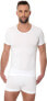 Brubeck Koszulka męska z krótkim rękawem Comfort Cotton biała r. S (SS00990A)