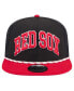 Men's Black Boston Red Sox Throwback Meshback Golfer Hat