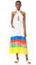 Mara Hoffman 166471 Womens Beach Ball Halter Midi Dress Cover Up Size Large