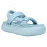 Фото #2 товара Puma Suede Mayu Summer Platform Womens Blue Casual Sandals 383379-04