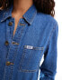 Lee regular fit denim workwear overalls in blue Karmisches Blau, S - фото #3