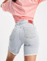 Фото #2 товара Fiorucci – Jeansshorts in Vintage-Waschung mit hohem Bund und Engels-Logo