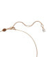 Фото #4 товара Swarovski rose Gold-Tone Mixed Crystal Infinity Pendant Necklace, 15" + 2-3/4" extender