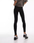 Topshop basic ankle legging in black