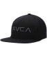 Men's Twill II Adjustable Snapback Hat - Black