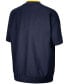 ფოტო #4 პროდუქტის Men's Navy Michigan Wolverines 2021 Coaches Short Sleeve Quarter-Zip Jacket