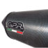 GPR EXHAUST SYSTEMS Furore Poppy Moto Guzzi Norge 1200 4V/GT 8V 06-16 Ref:GU.9.FUPO Homologated Oval Muffler