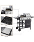 Фото #3 товара 466 Sq. In. 4-Burner Gas Grill & Griddle Combo with Cover