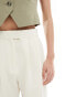 Фото #5 товара ASOS DESIGN Tall tailored wide leg trouser in cream