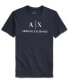 Navy with White Text