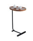 Фото #1 товара 2 Pieces Brown Cshaped Side Table, Small Sofa Table For Small Spaces, Living Room, Bedroom