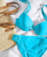 Фото #7 товара Juniors' Strappy Underwire Push-Up Bikini Top, Created for Macy's