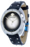 Фото #2 товара Versace Shadov Damenuhr Schwarz Leder Silber Edelstahl 38mm VEBM00118