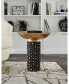 Фото #8 товара Blaze Glass and Brass Side Table